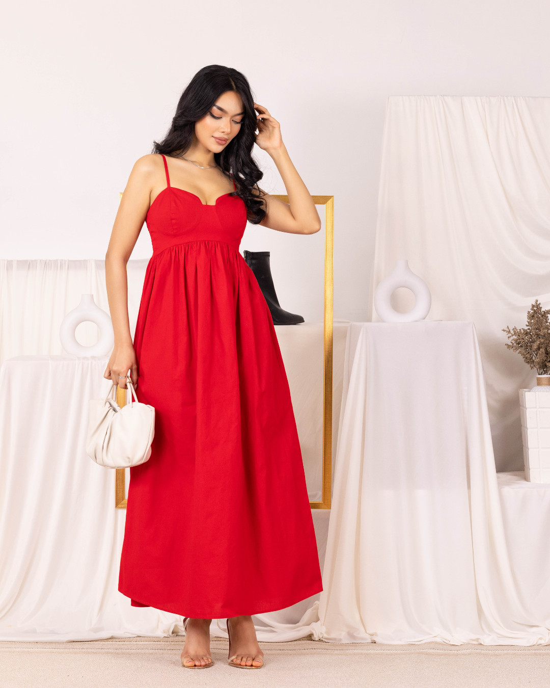 RAVA RED MAXI DRESS