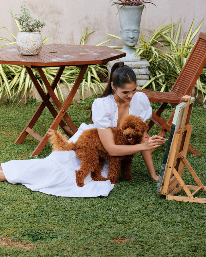 ASTRID WHITE MAXI DRESS