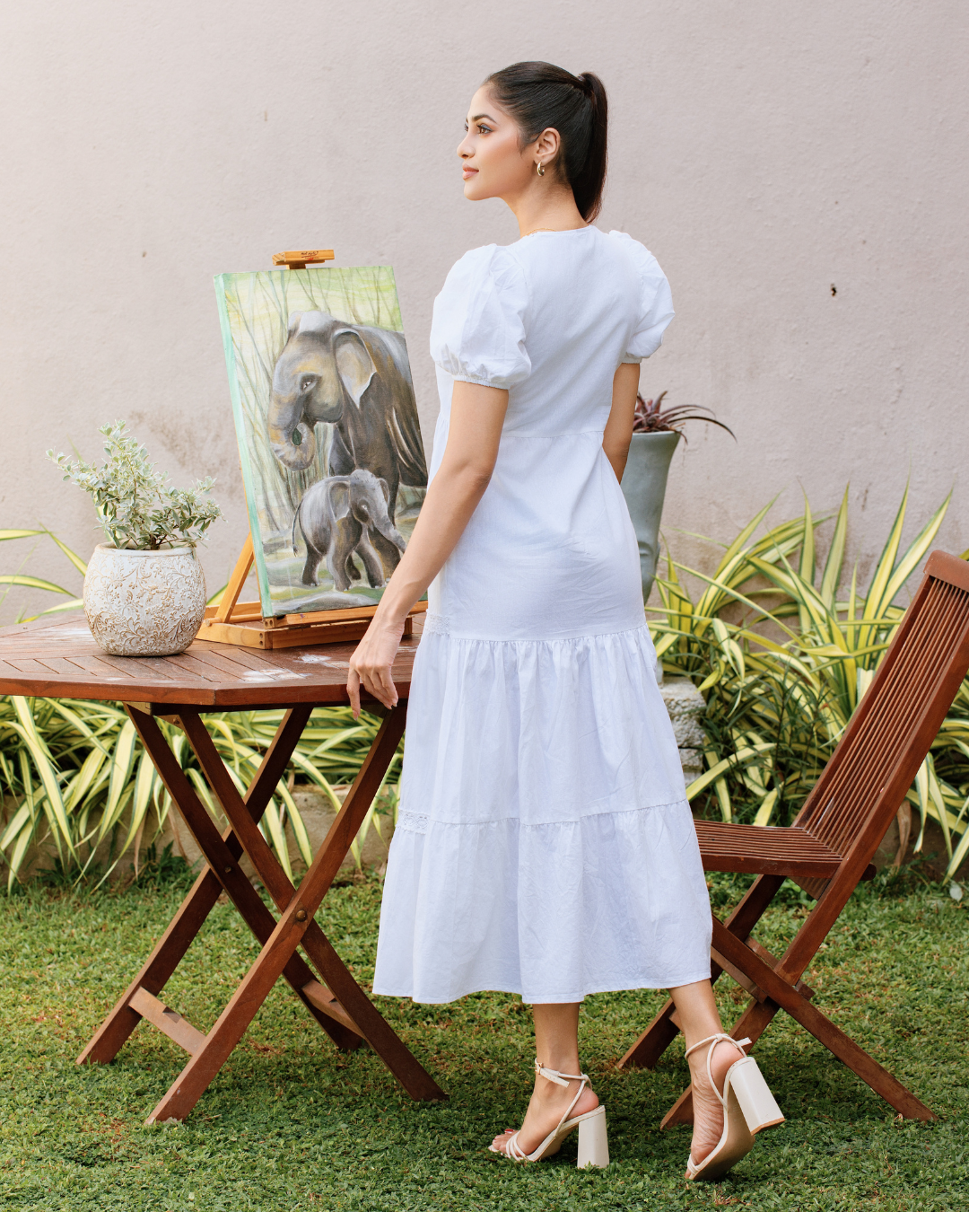 ASTRID WHITE MAXI DRESS