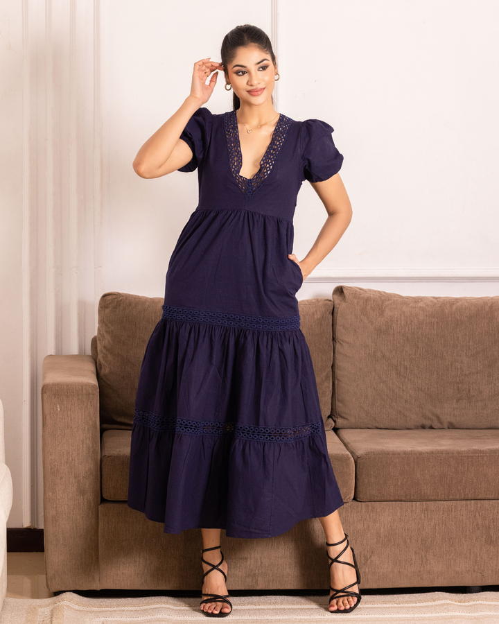 ASTRID WHITE MAXI DRESS