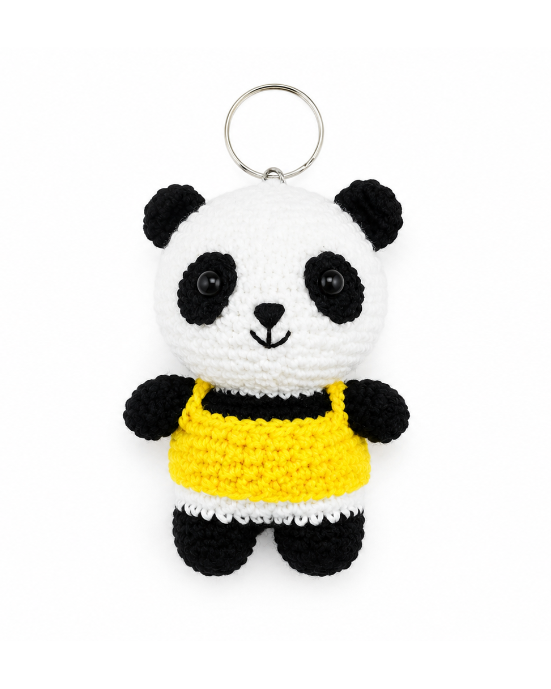 PANDA BUZZ CROCHET KEY CHAIN