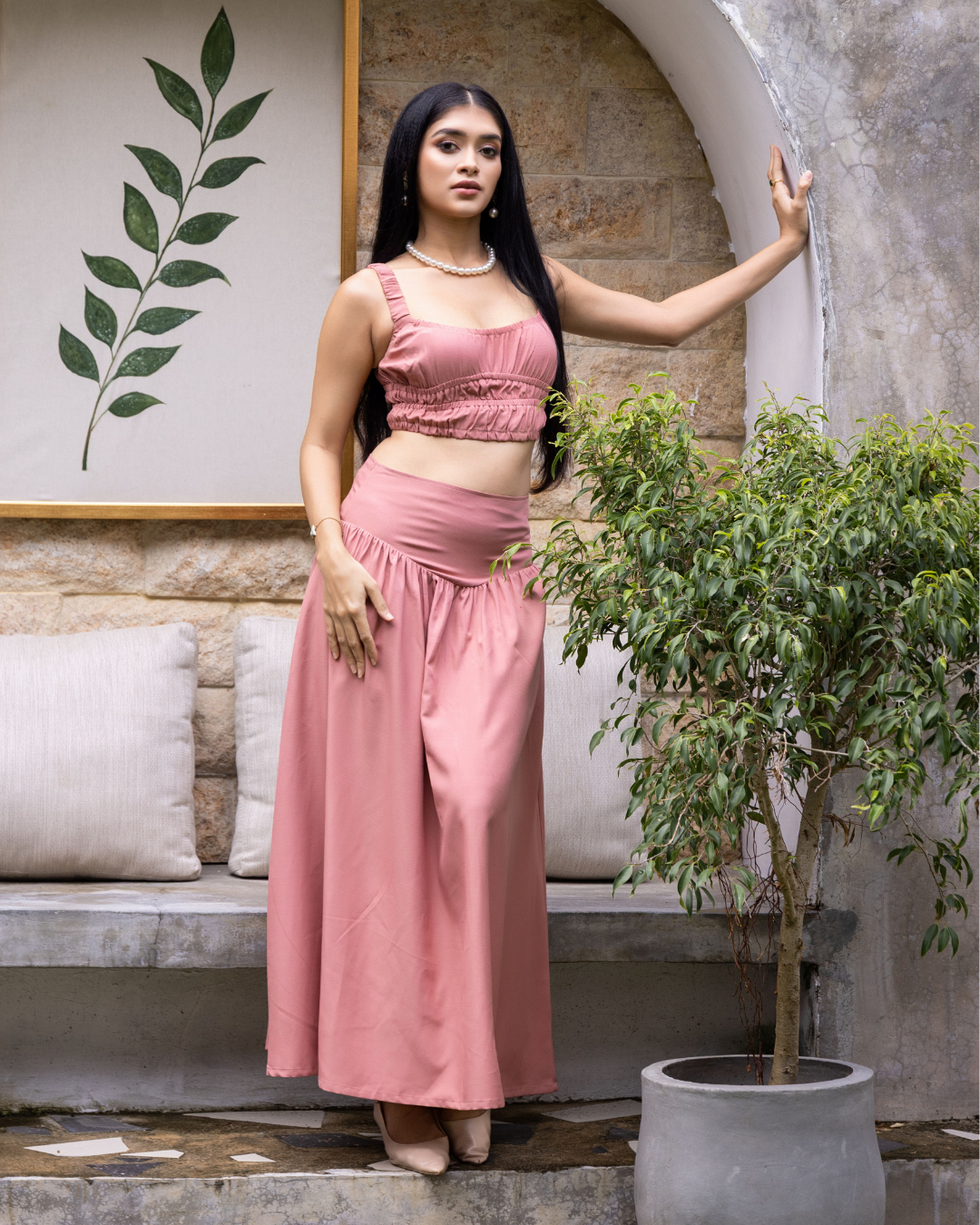 KORA HIGHWAIST PINK SKIRT