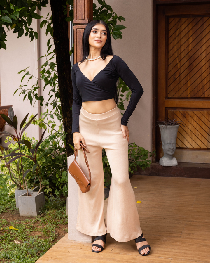 AZORA BLACK RIB TOP