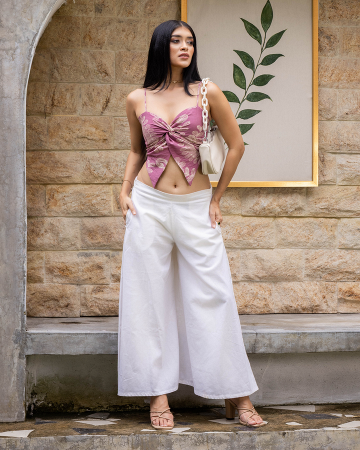 MARIANA FRONT KNOT CROP TOP