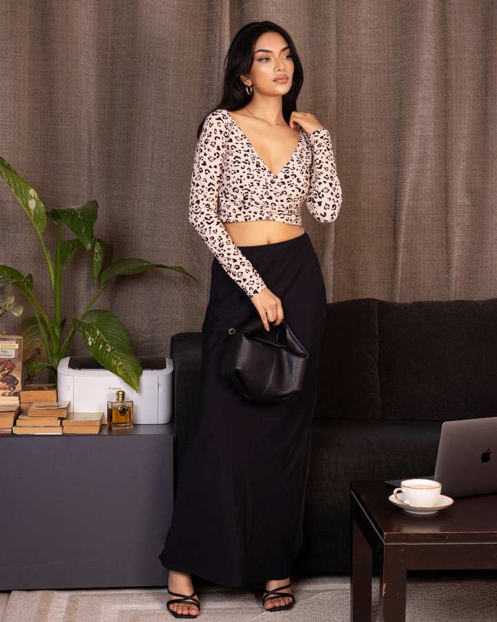 AZORA BEIGE RIB TOP