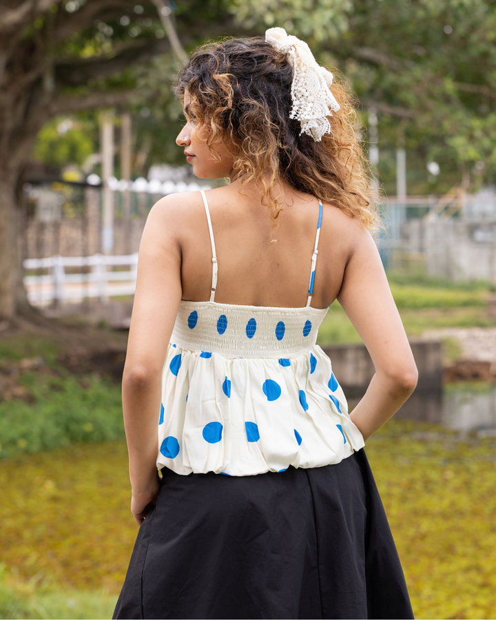 TIANA WHITE STRAP TOP
