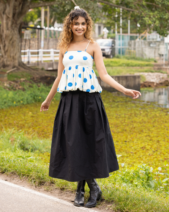TIANA WHITE STRAP TOP