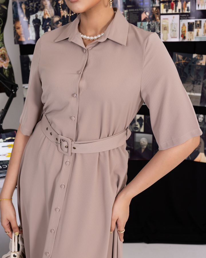 FLARA STRIPE DRESS