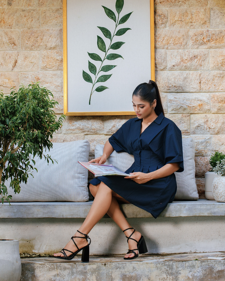 ALANA NAVY BLUE DRESS