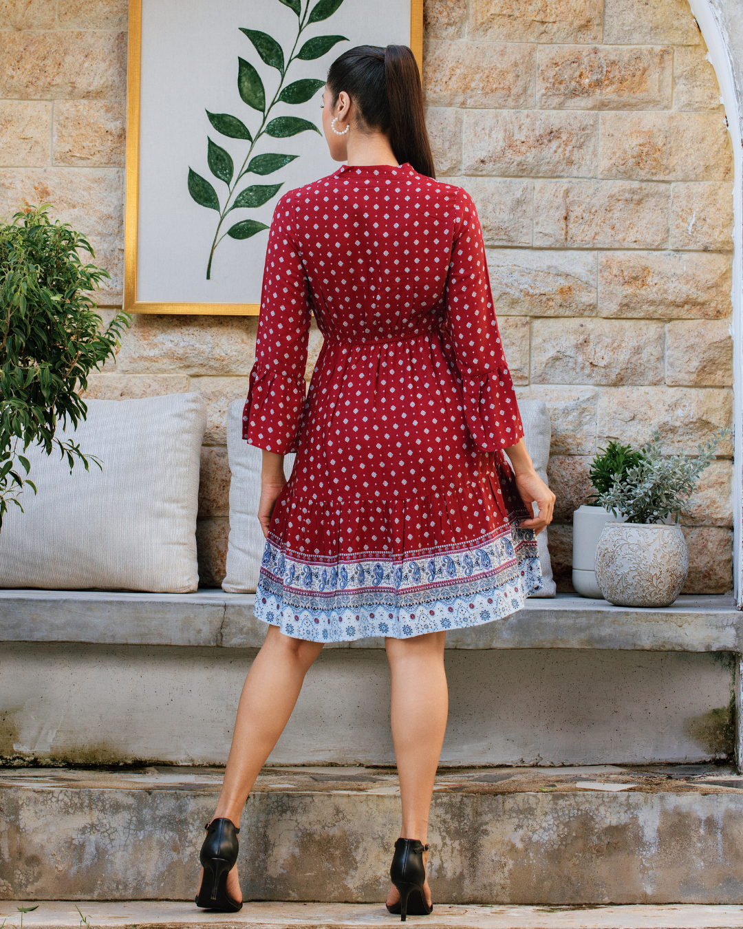 BOHEMIAN SHORT DRESS