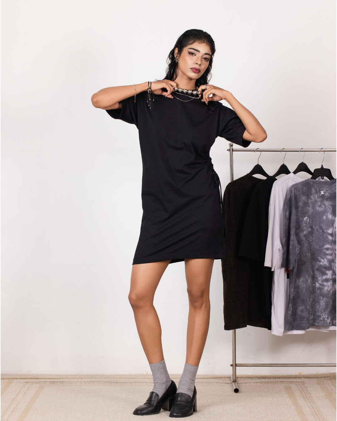 ADORA BLACK SHORT DRESS