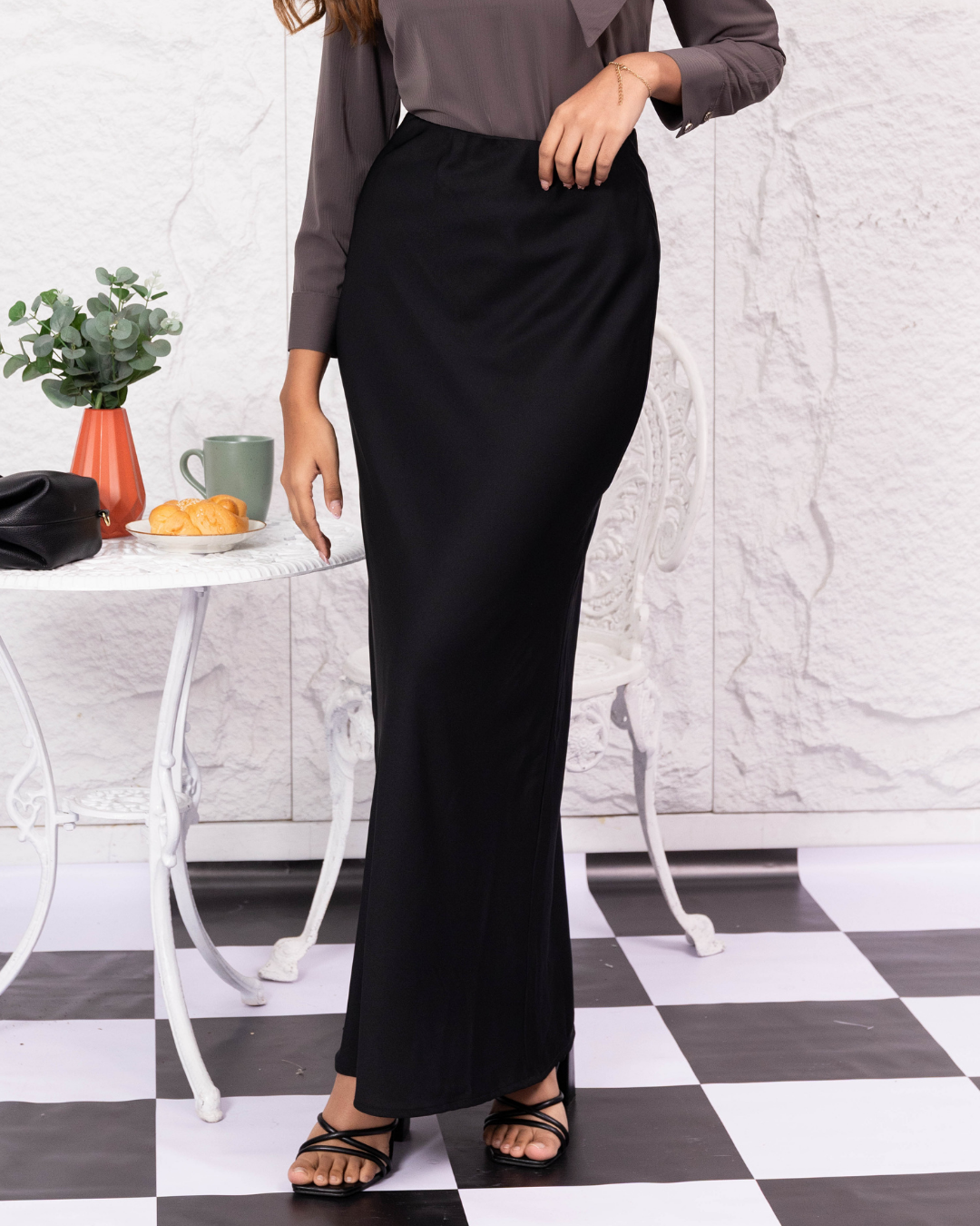 MALIA ONE SHOULDER LONG SLEEVE BLOUSE