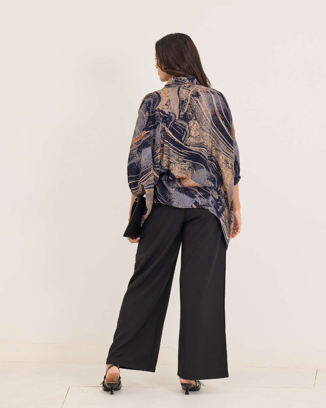 AIDA BAGGY BLUE SHIRT