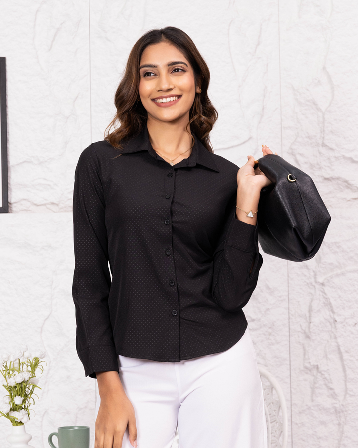 KYLIE SHIRT WITH CORSET BACK