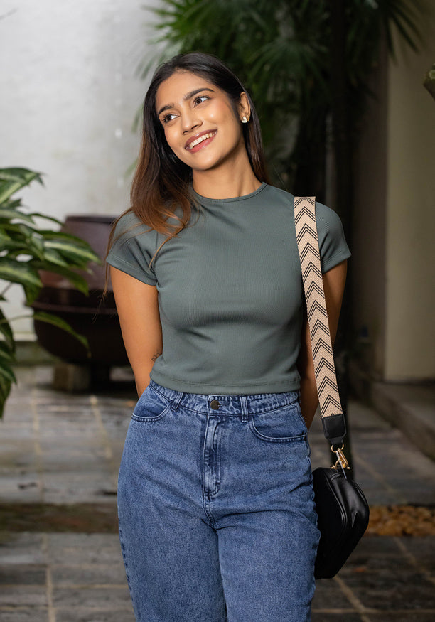 CLAUDIA CROP T SHIRT