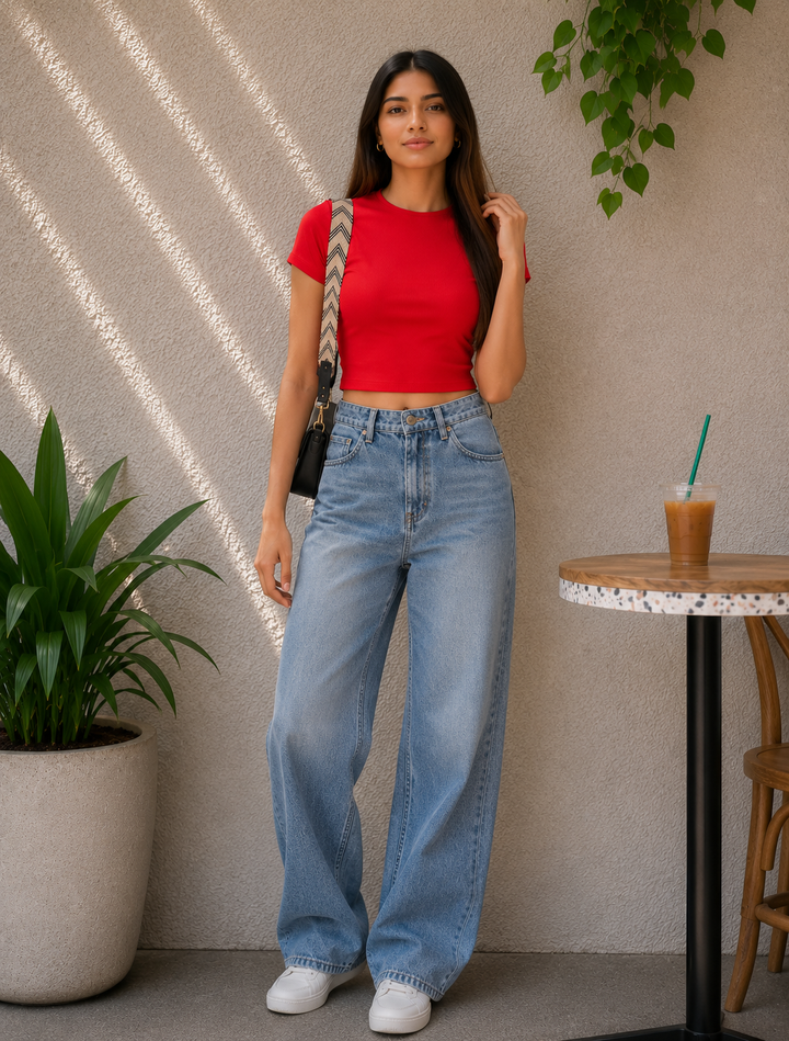 CLAUDIA CROP T SHIRT