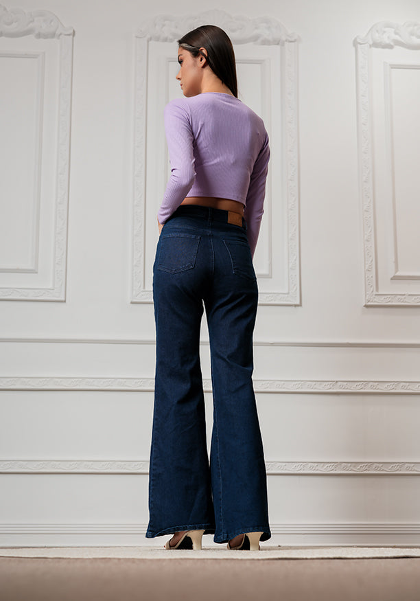 TORI PURPLE CROP TOP