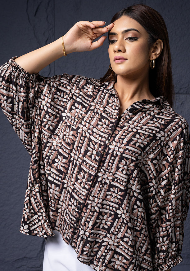 JASMINE BLACK BLOUSE