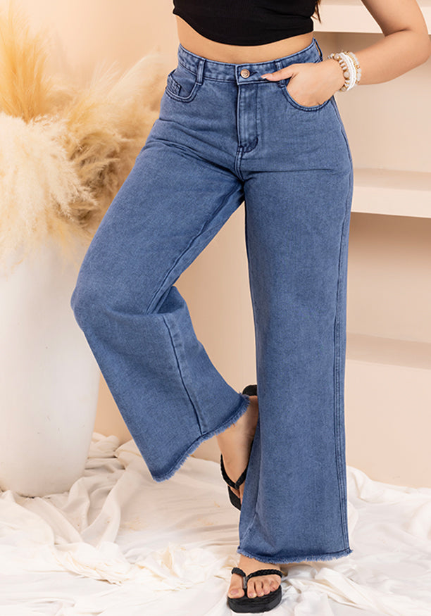 HENASSY WIDE LEG JEAN