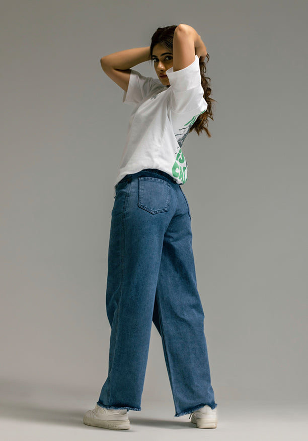 HENASSY WIDE LEG JEAN