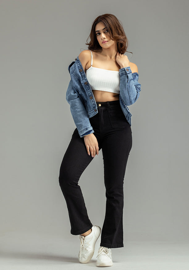 LONG SLEEVE ACID WASH JACKET