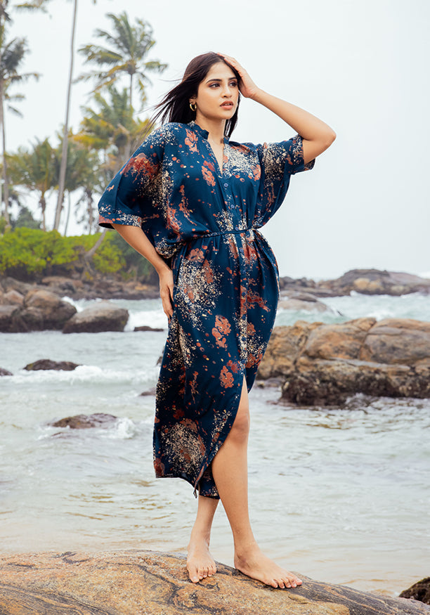ANALIA BLUE SHORT DRESS