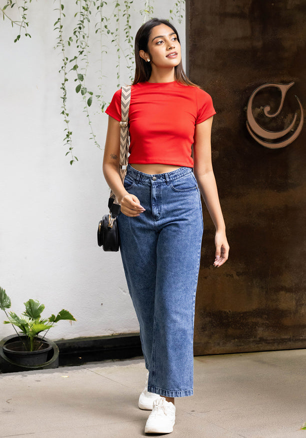 CLAUDIA CROP T SHIRT