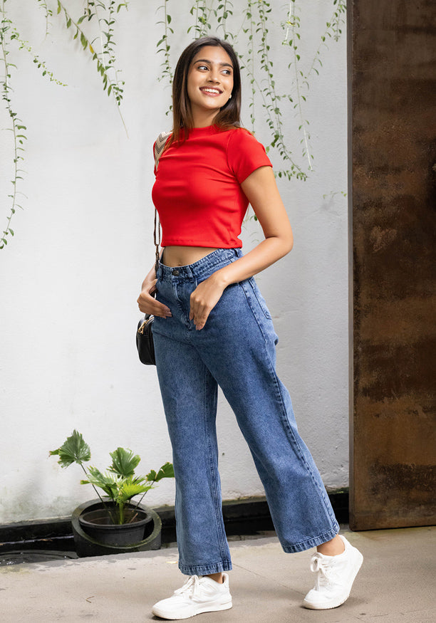 CLAUDIA CROP T SHIRT