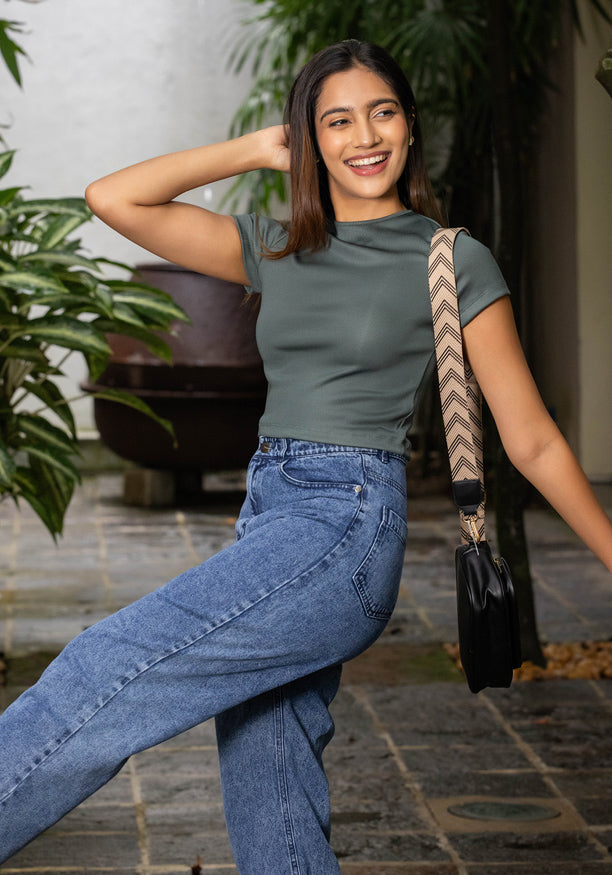 CLAUDIA CROP T SHIRT