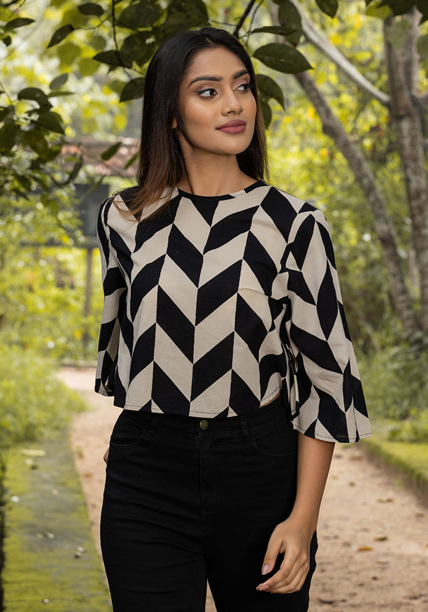 NALIE CROP BLOUSE