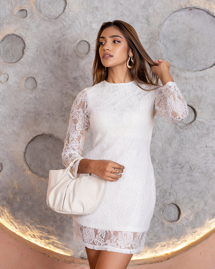 NOELIA LONG SLEEVE SHORT DRESS