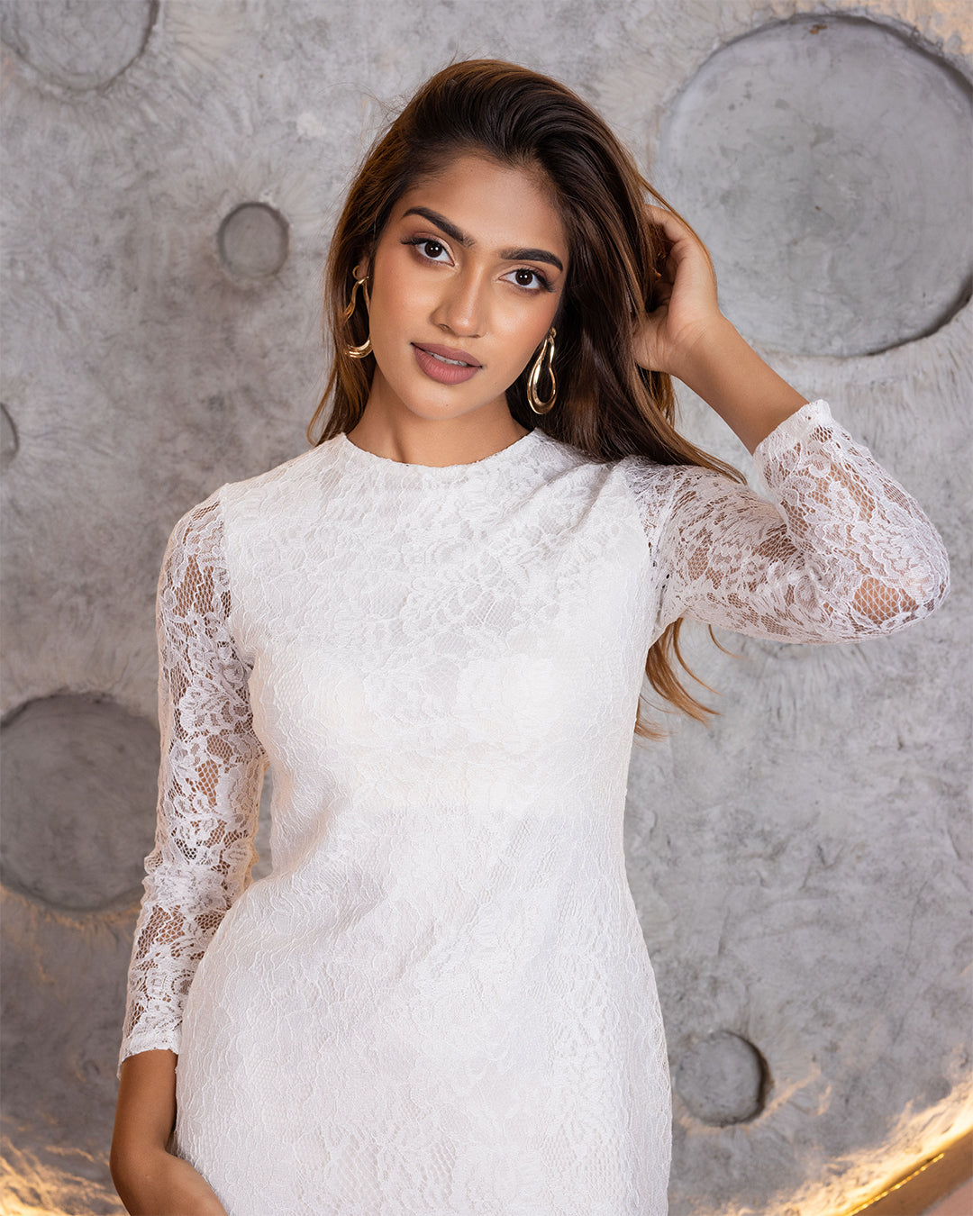 NOELIA LONG SLEEVE SHORT DRESS