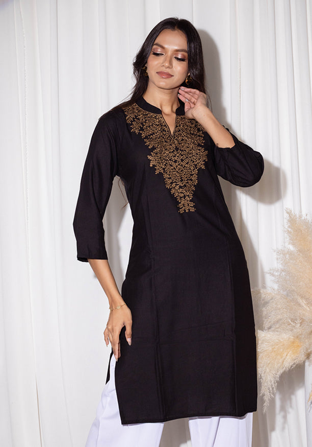 EVIE KURTHA BLACK TOP