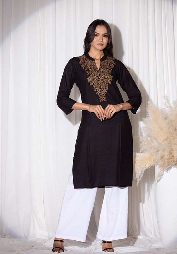 EVIE KURTHA BLACK TOP