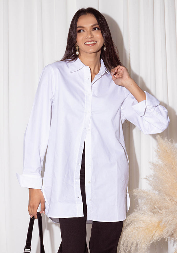 RIYA SOFT TOUCH WHITE SHIRT