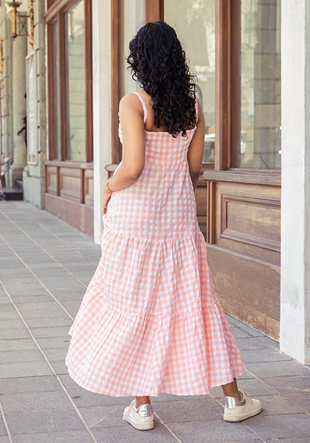 RHEIN PINK MAXI DRESS