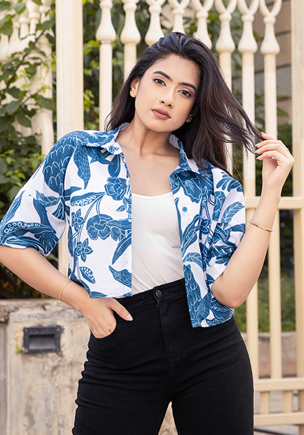 ARLA PRINTED CROP TOP