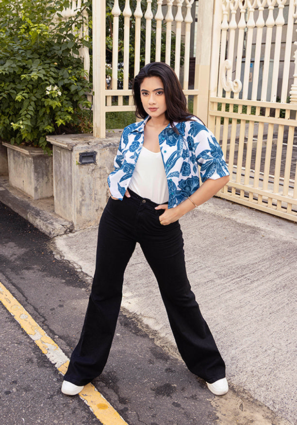 ARLA PRINTED CROP TOP