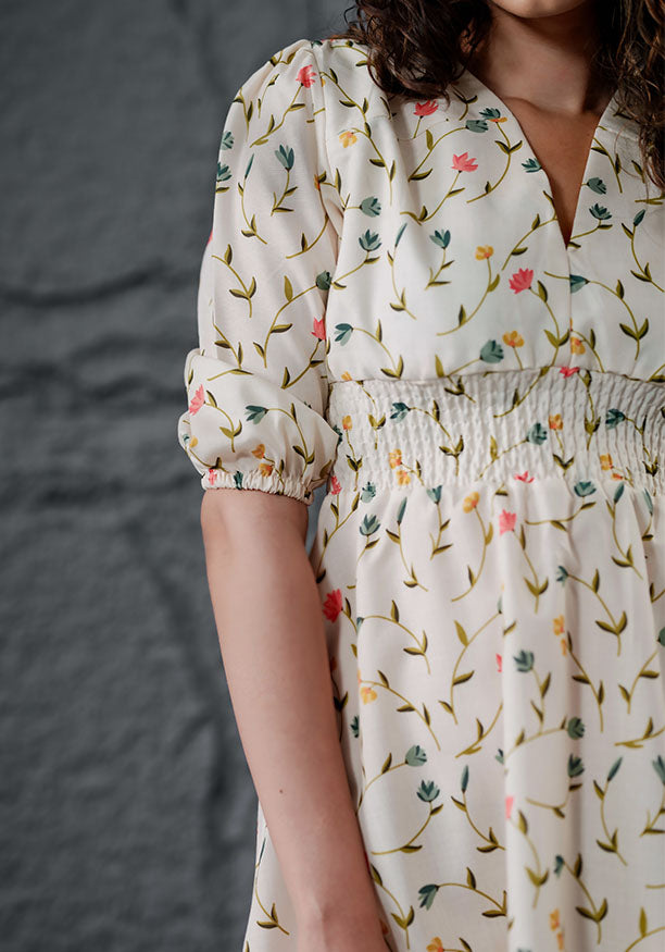 TRIXIE FLORAL SHORT DRESS