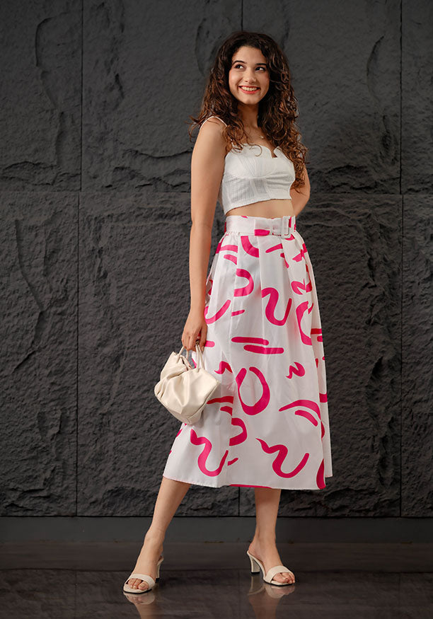 EMRI PRINTED SKIRT 