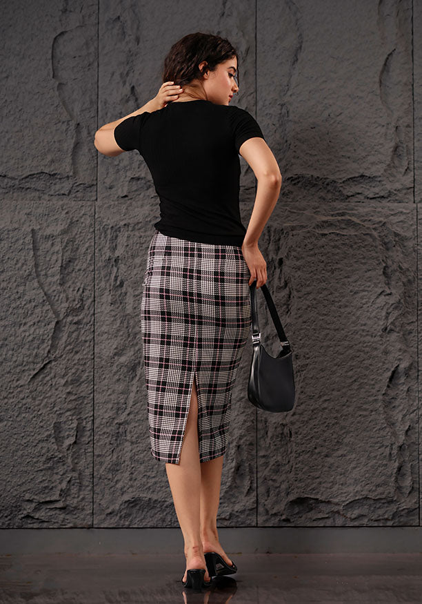 ANIKA TIGHT MIDI SKIRT