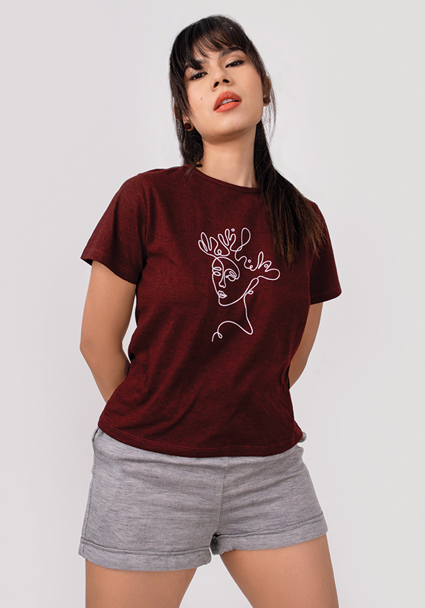 PAIGE RED T SHIRT