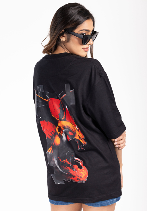 DRAGON BLACK T SHIRT Nilsonline