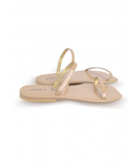 FREYA SQUARE BEIGE SLIPPER