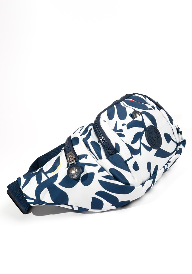 PRINTED BLUE POUCH