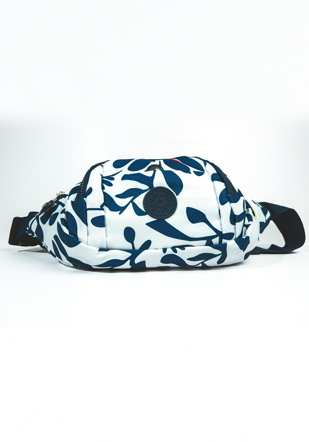 PRINTED BLUE POUCH