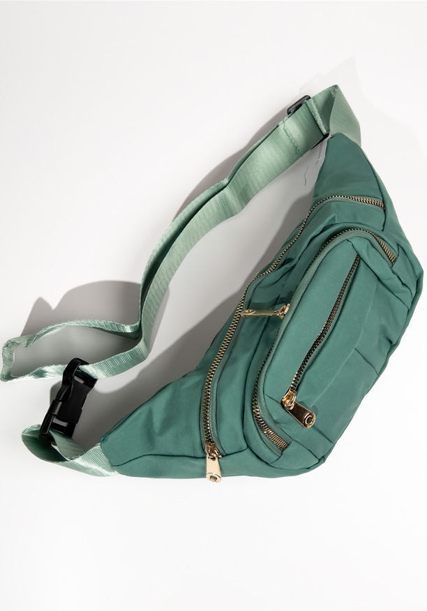 GREEN FANNY PACK