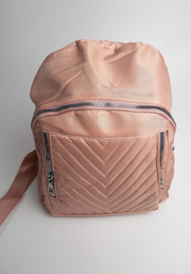 DECORATIVE STITCH PINK BACK PACK