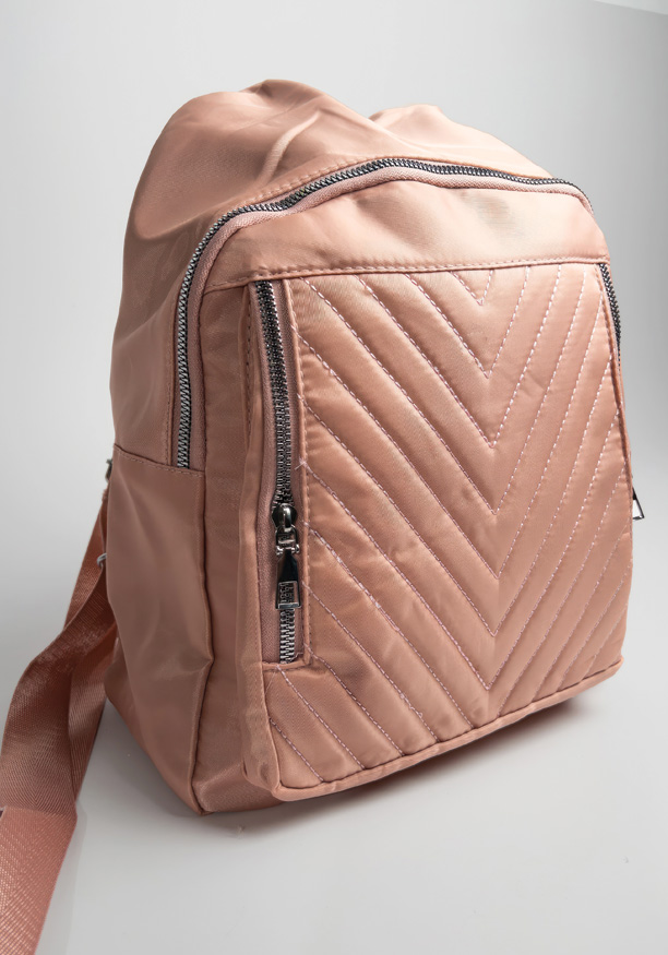 DECORATIVE STITCH PINK BACK PACK