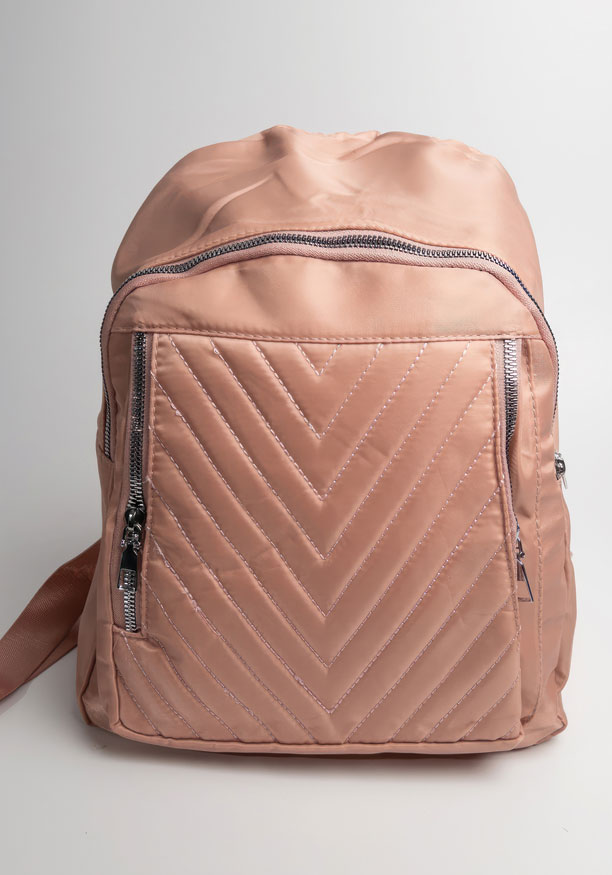DECORATIVE STITCH PINK BACK PACK